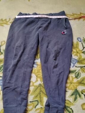 Champion Kids Navy Logo Jogger Sweatpants